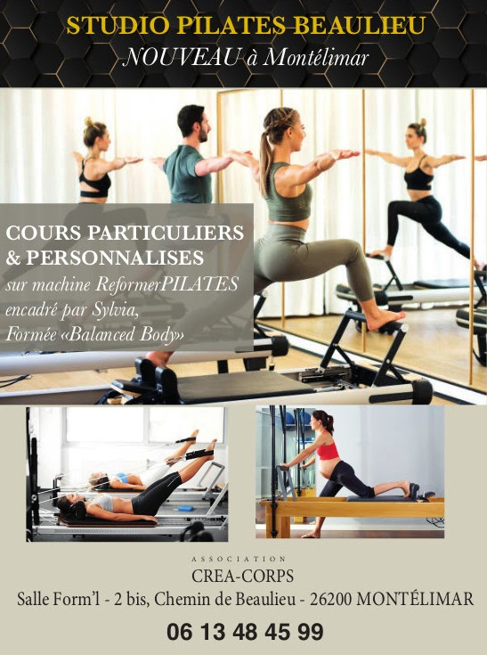 Cours particuliers et personnalisables sur la machine Reformer Pilates à Montélimar 